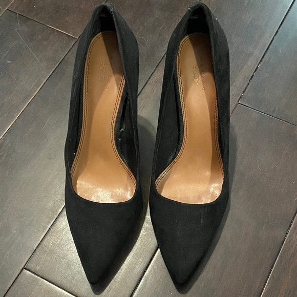ASOS Shoes - Asks Black Suede Pointed-Toe Heels